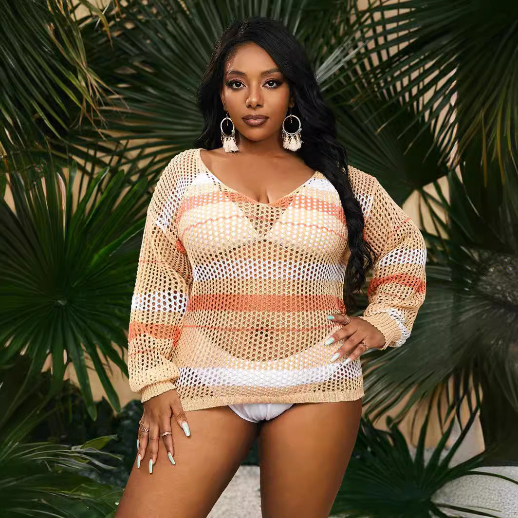 Sweater Summer Cutout Blouse Backless Summer Women Clothing Pullover Sweater Bella Mia